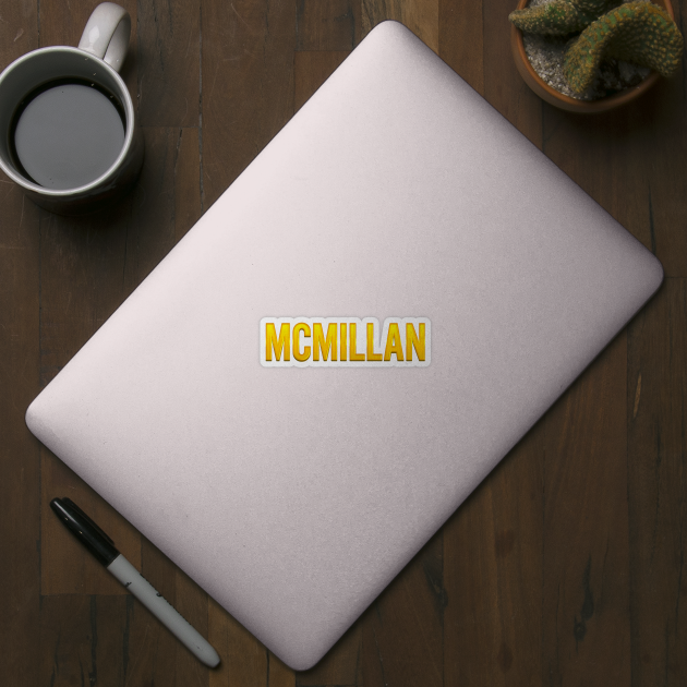 McMillan Family Name by xesed